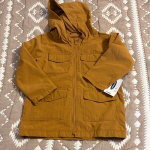 Old Navy Kids Tan Hooded Raincoat